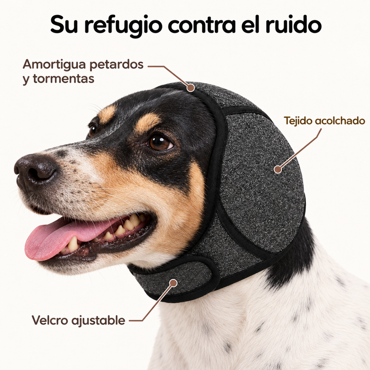 Orejeras calmantes antirruido para perros